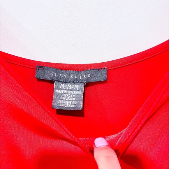 SUZY SHIER Coral tank top - Picture 6 of 6